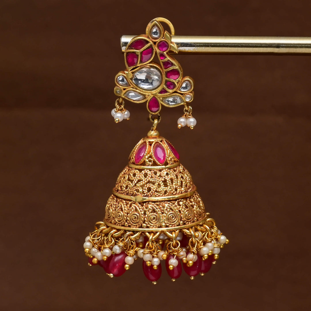 Khundan Jhumka Earrings