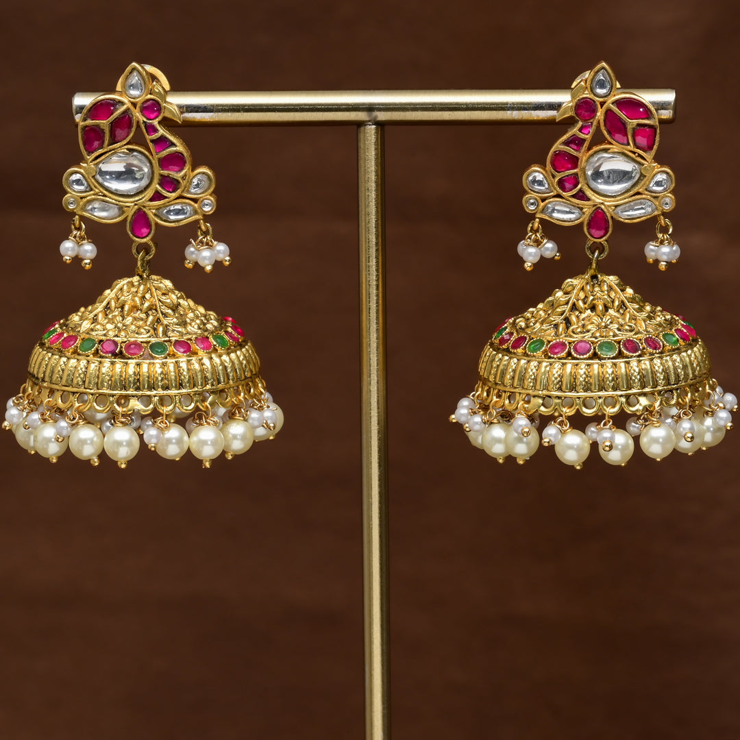 Khundan Jhumka Earrings