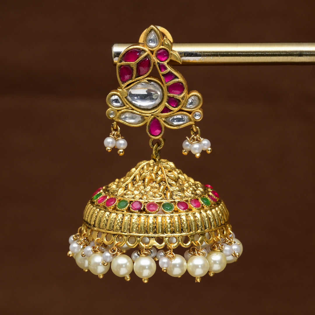 Khundan Jhumka Earrings