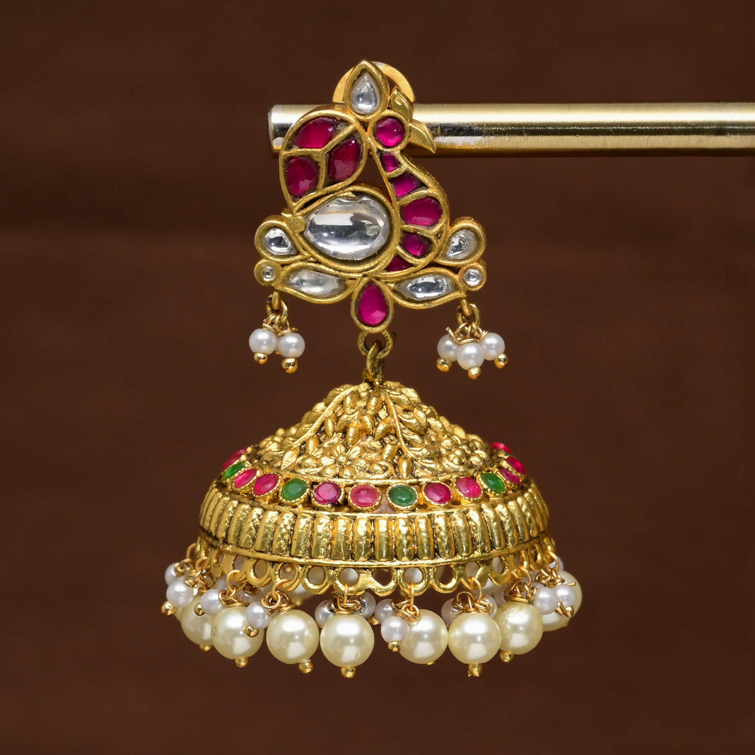 Khundan Jhumka Earrings