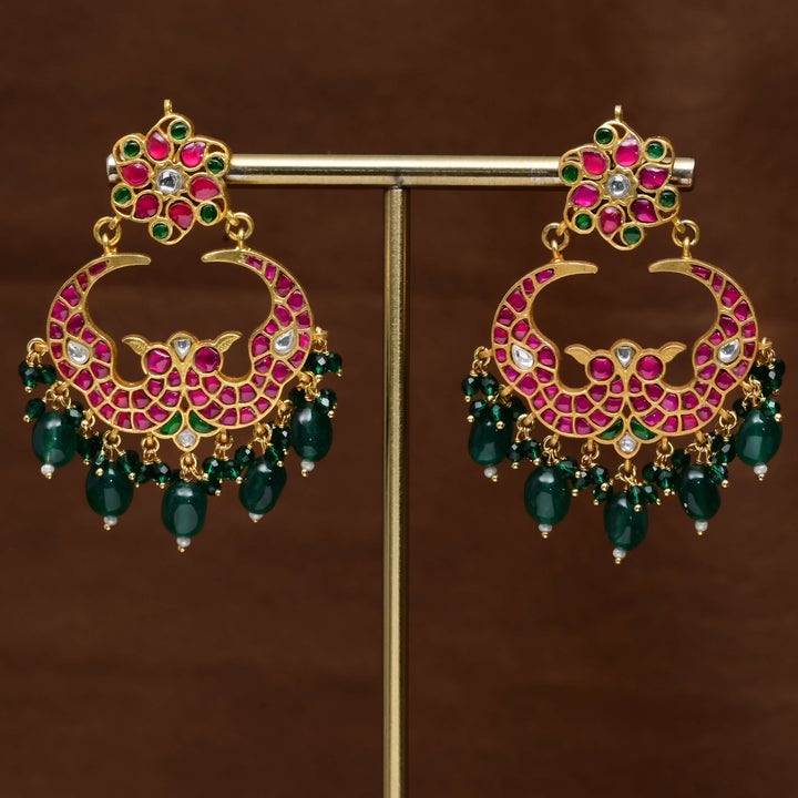 Kundan Chandbali Earrings
