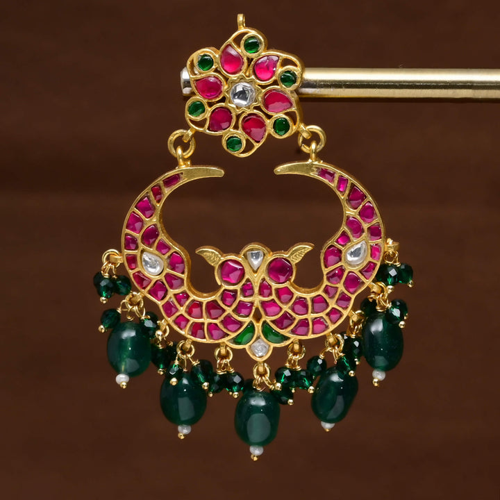 Kundan Chandbali Earrings