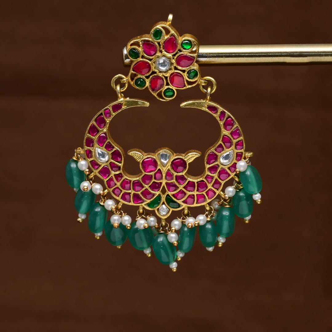 Kundan Chandbali Earrings