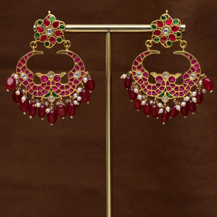 Kundan Chandbali Earrings