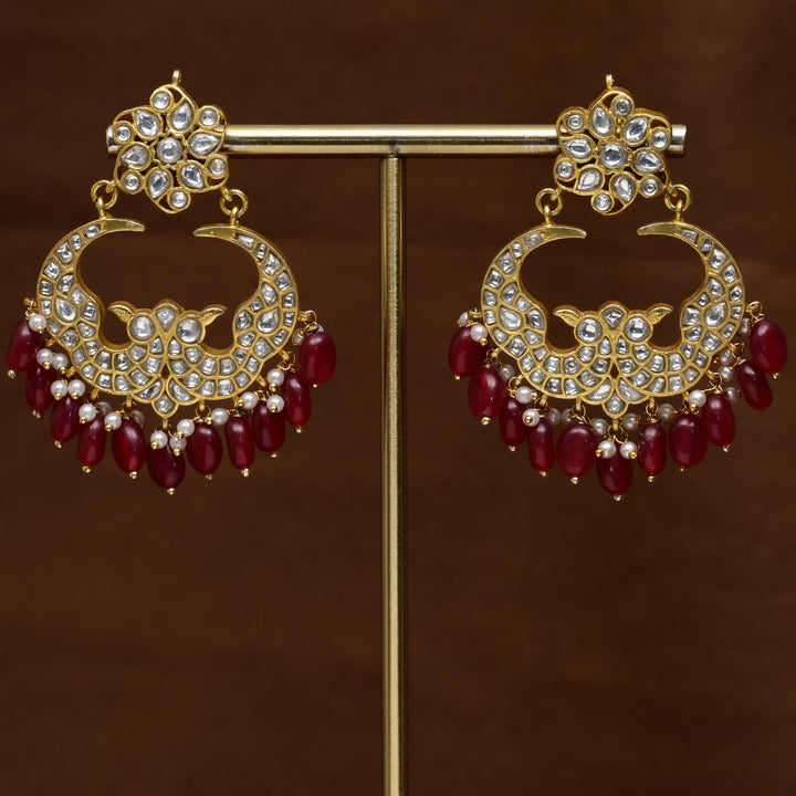 Kundan Chandbali Earrings