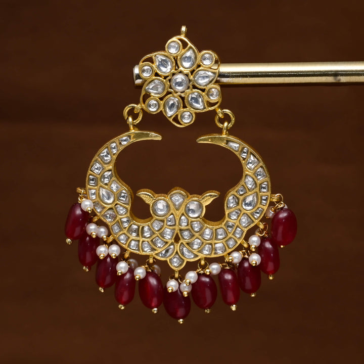 Kundan Chandbali Earrings