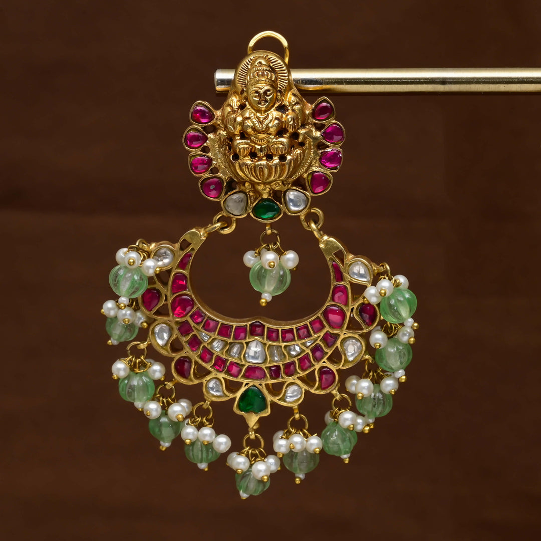 Kundan Chandbali Earrings