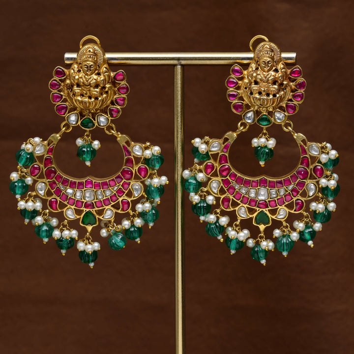 Kundan Chandbali Earrings