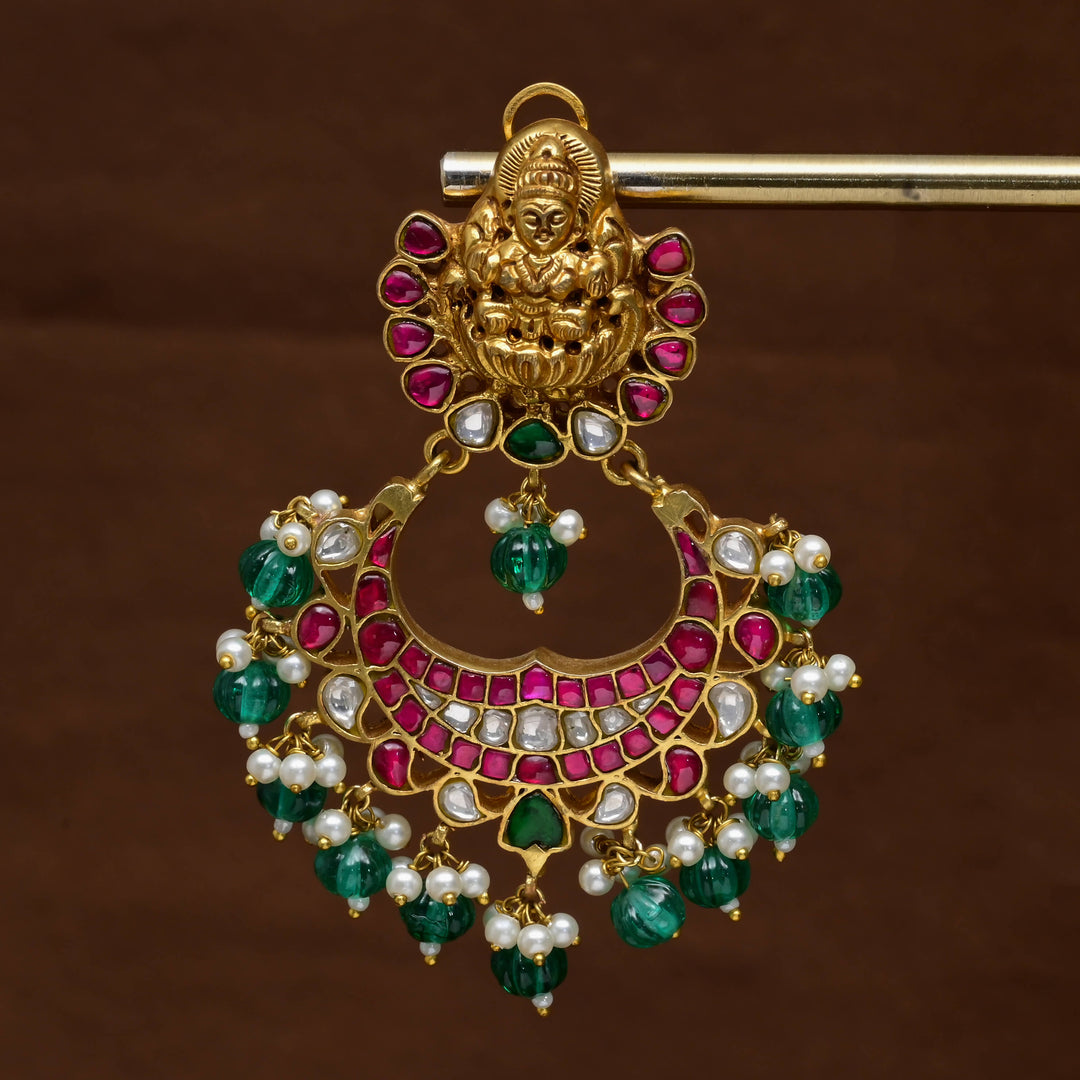 Kundan Chandbali Earrings