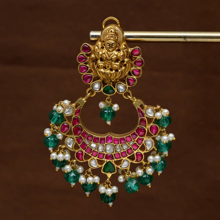 Kundan Chandbali Earrings