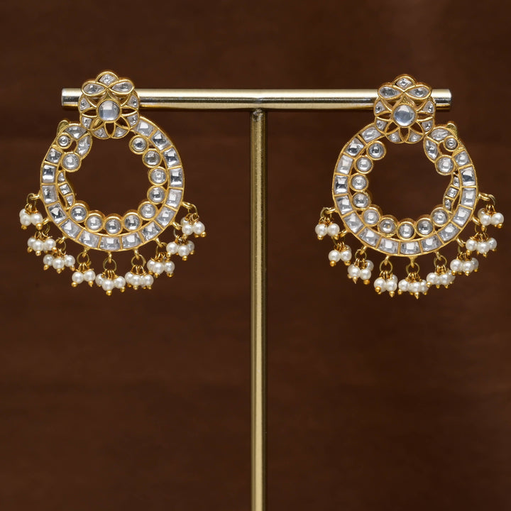 Kundan Chandbali Earrings