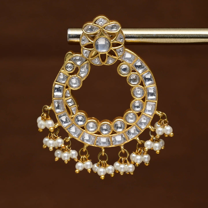Kundan Chandbali Earrings