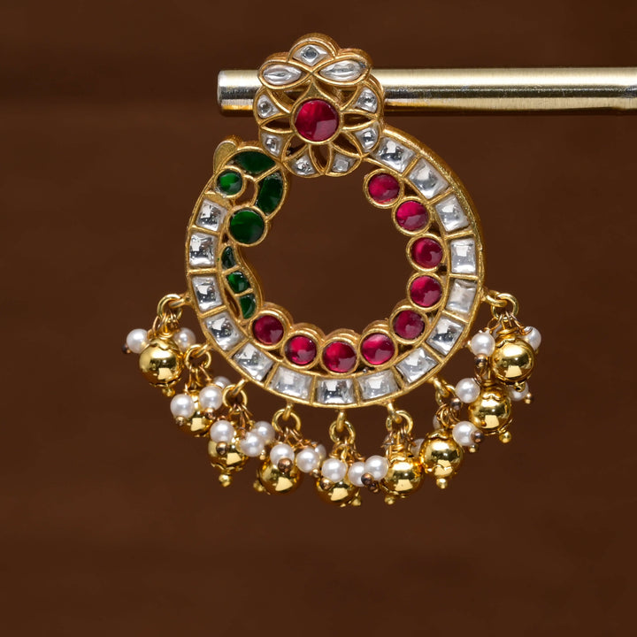 Kundan Chandbali Earrings