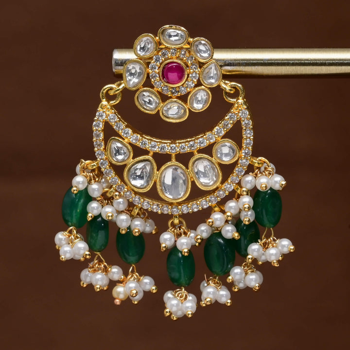 Kundan Chandbali Earrings