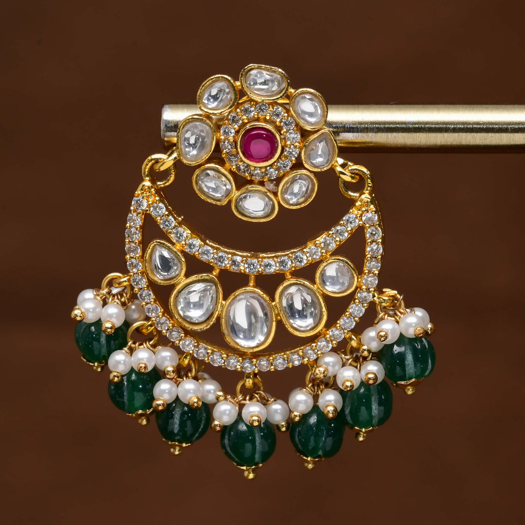 Kundan Chandbali Earrings