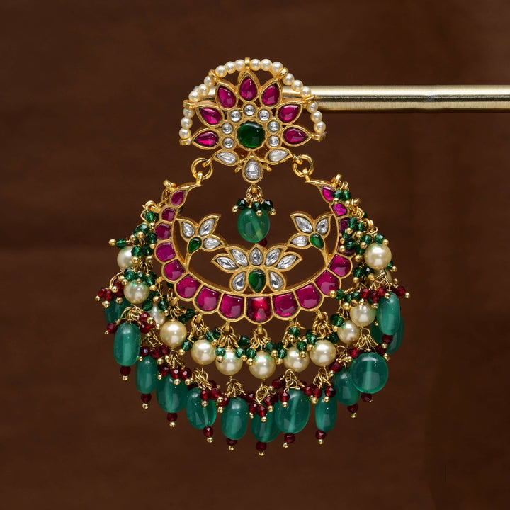 Kundan Chandbali Earrings
