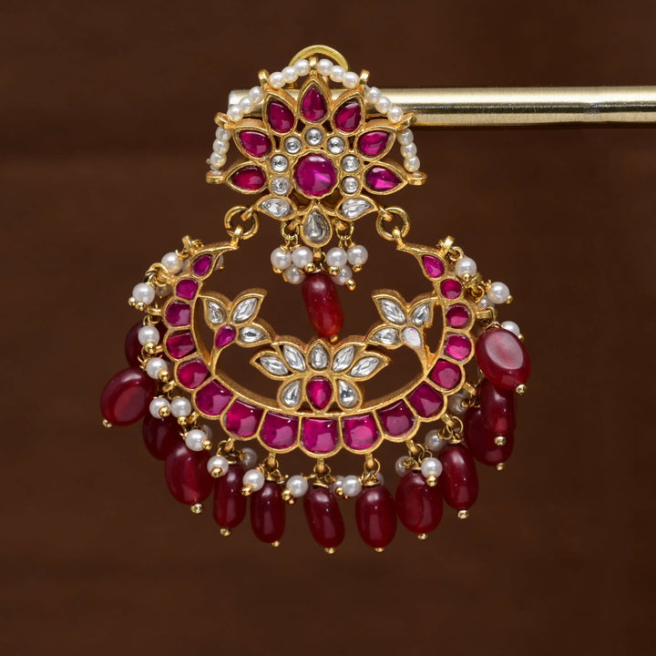 Kundan Chandbali Earrings