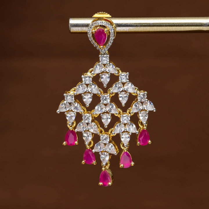 CZ Diamond Finish Earrings