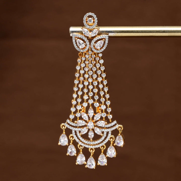 CZ Diamond Finish Earrings