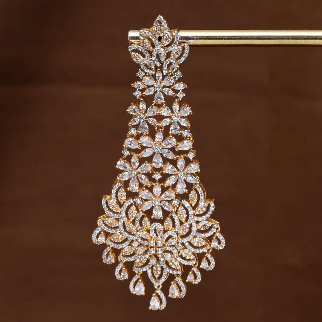 CZ Diamond Finish Earrings