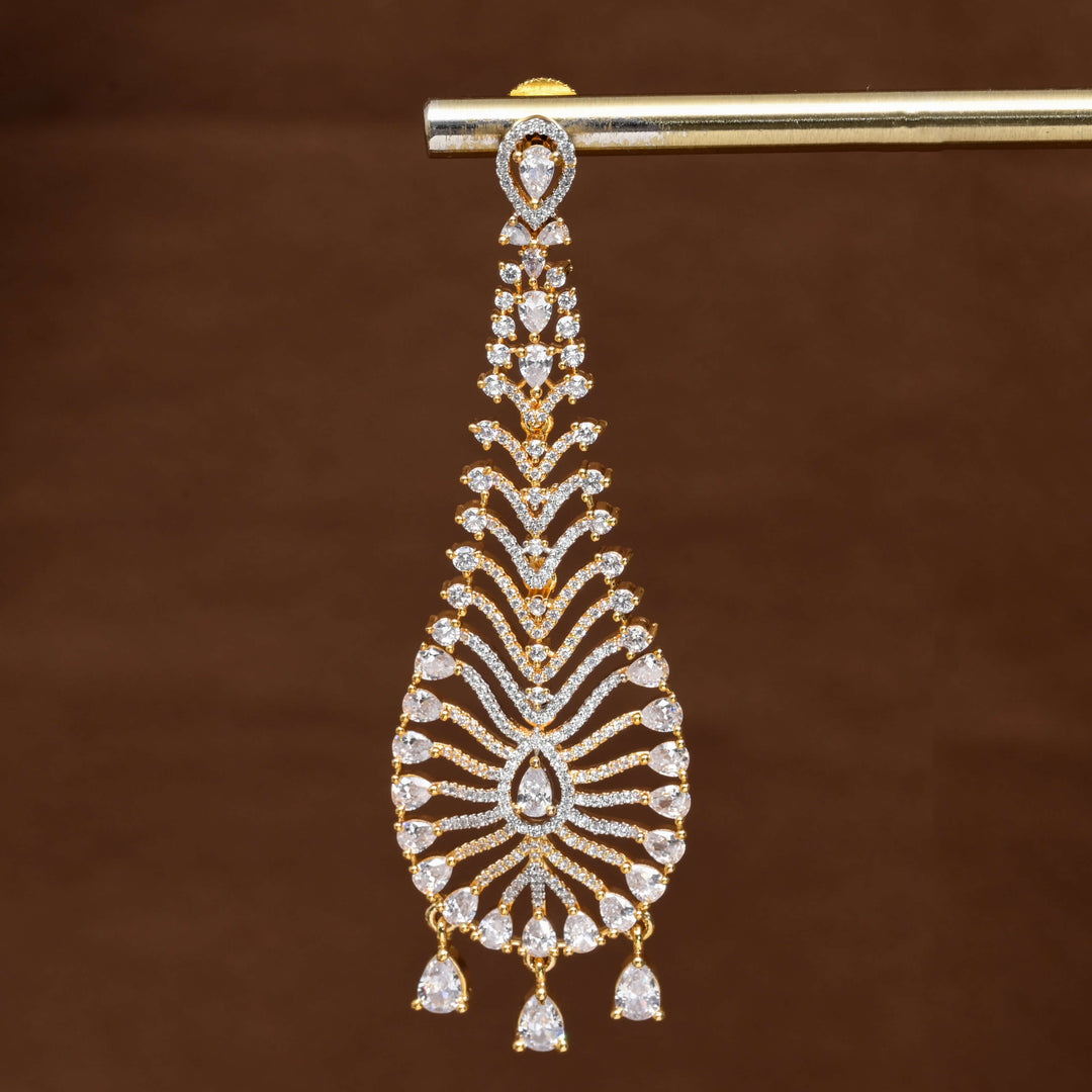 CZ Diamond Finish Earrings