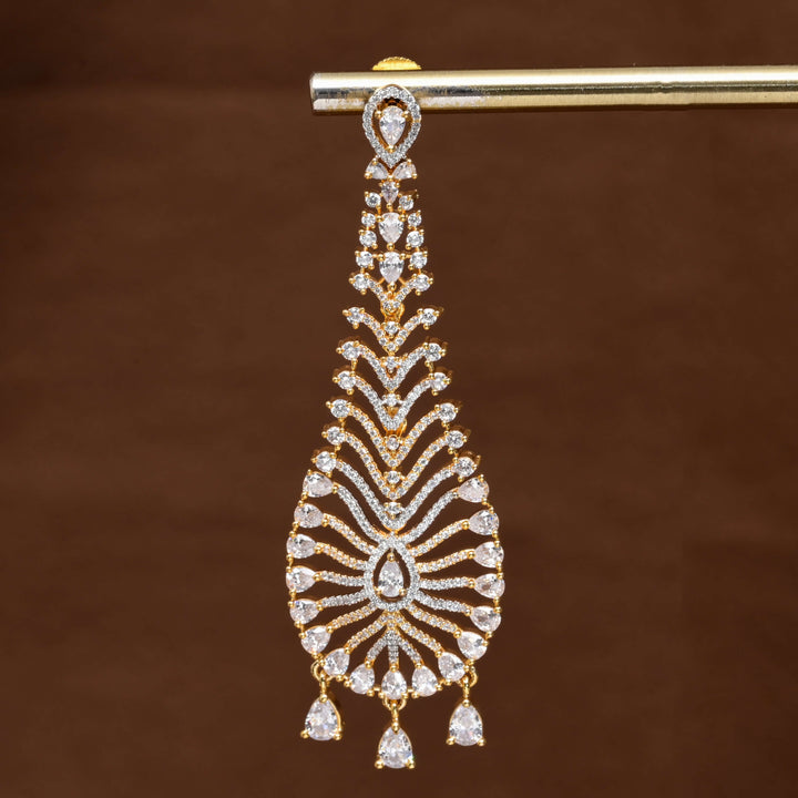 CZ Diamond Finish Earrings