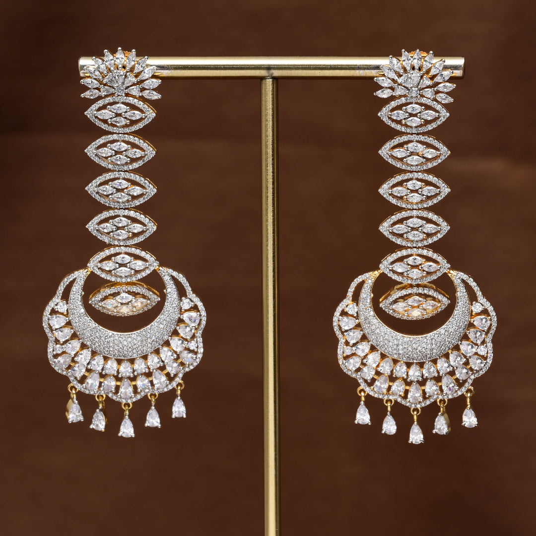 CZ Diamond Finish Earrings