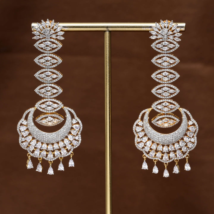 CZ Diamond Finish Earrings