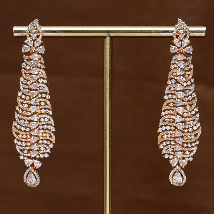 CZ Diamond Finish Earrings