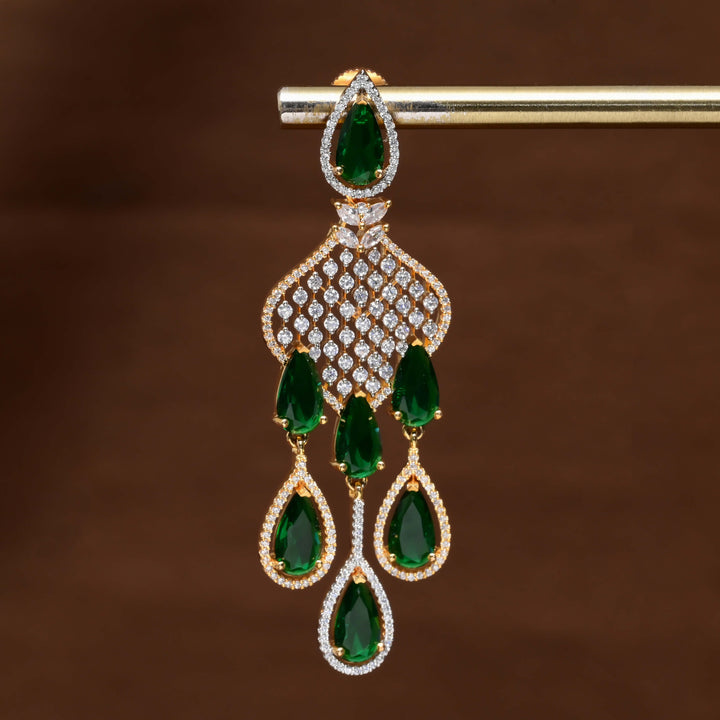 CZ Diamond Finish Earrings