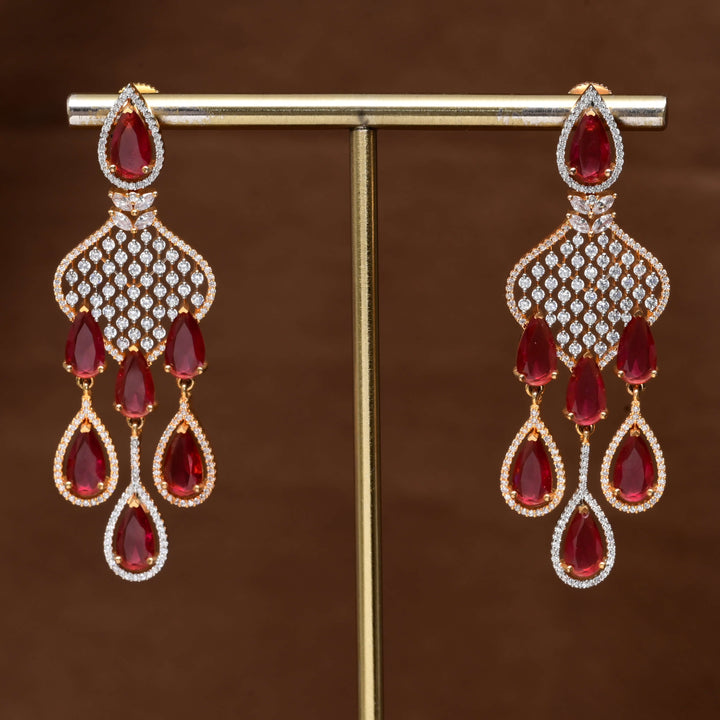 CZ Diamond Finish Earrings