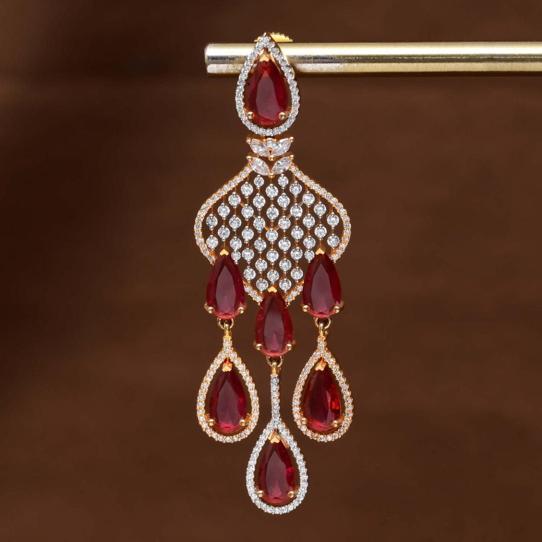 CZ Diamond Finish Earrings