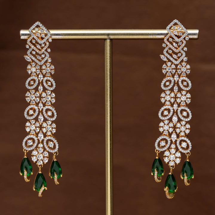CZ Diamond Finish Earrings
