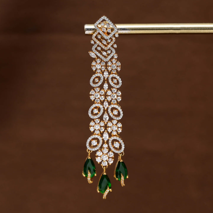 CZ Diamond Finish Earrings