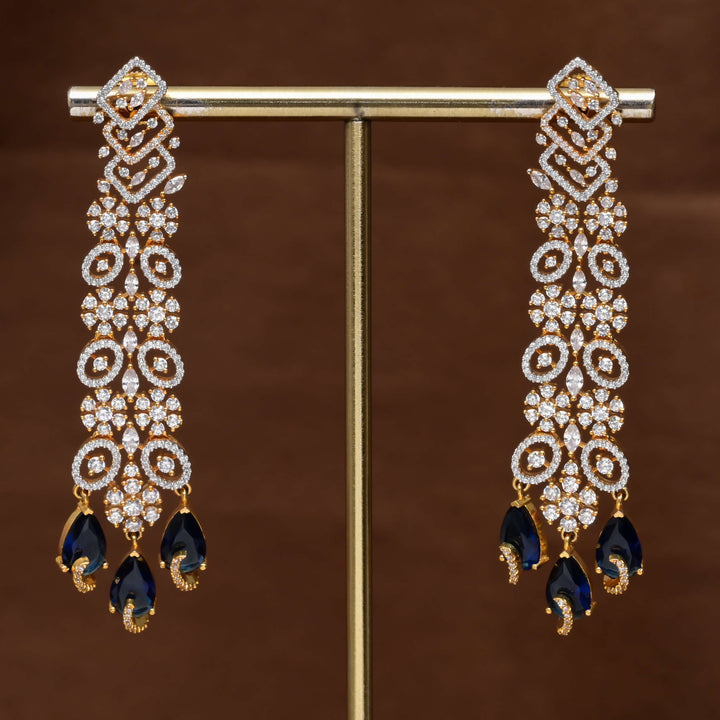CZ Diamond Finish Earrings