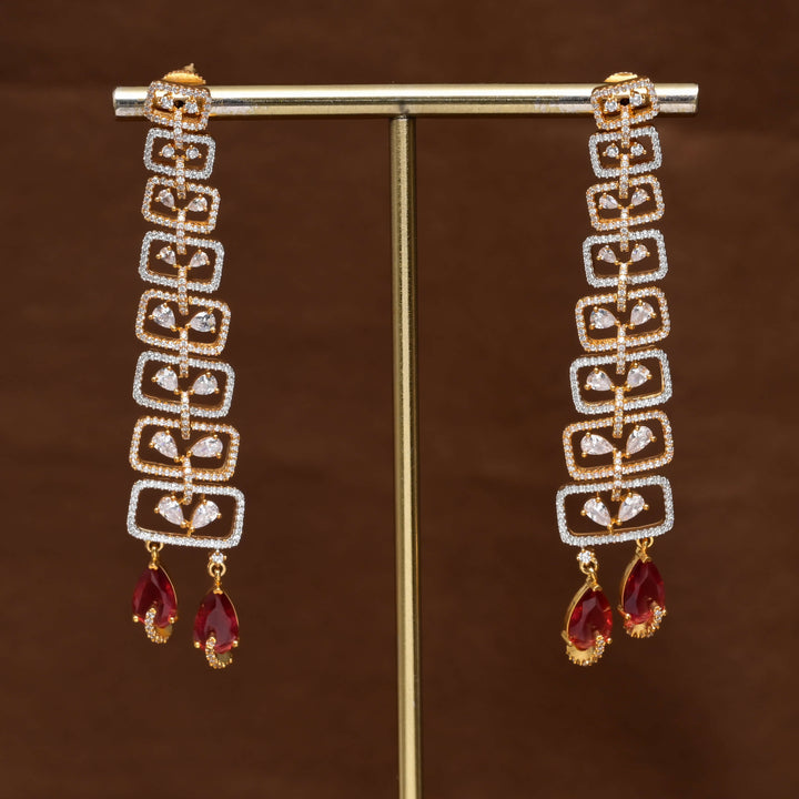CZ Diamond Finish Earrings