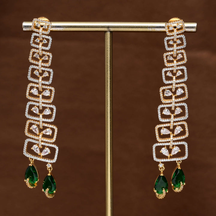 CZ Diamond Finish Earrings