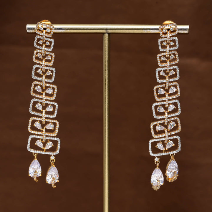 CZ Diamond Finish Earrings