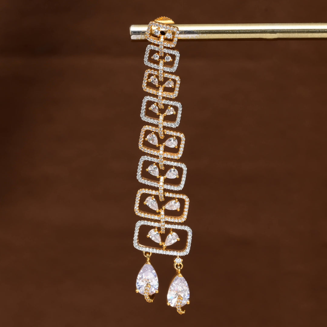 CZ Diamond Finish Earrings