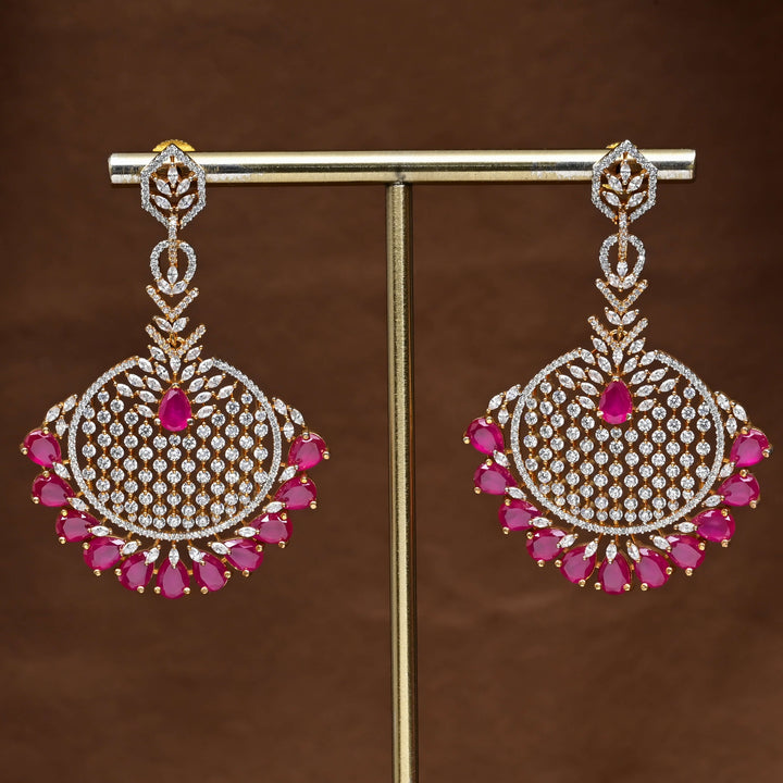 CZ Diamond Finish Earrings