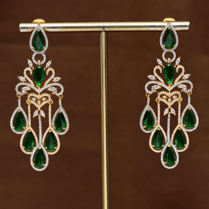 CZ Diamond Finish Earrings