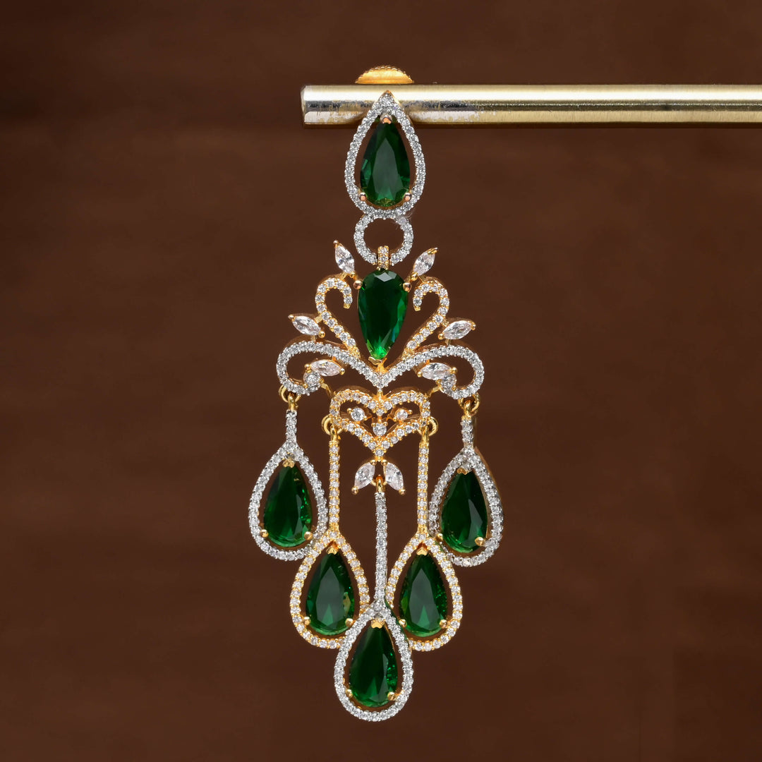 CZ Diamond Finish Earrings