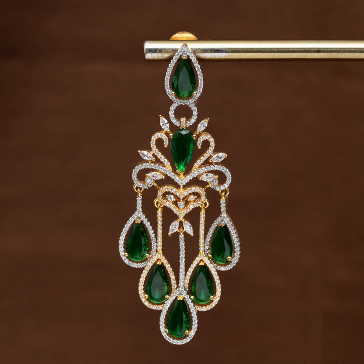 CZ Diamond Finish Earrings