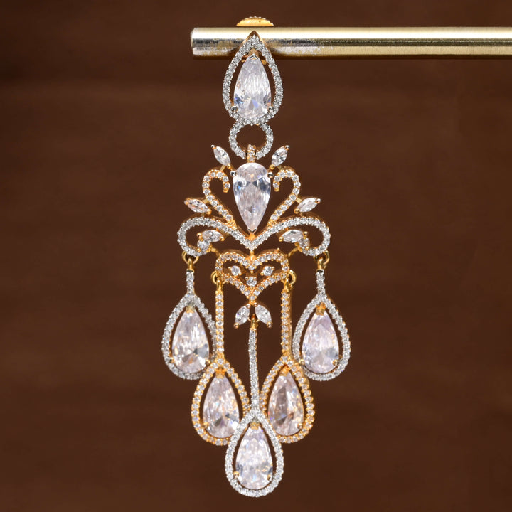 CZ Diamond Finish Earrings