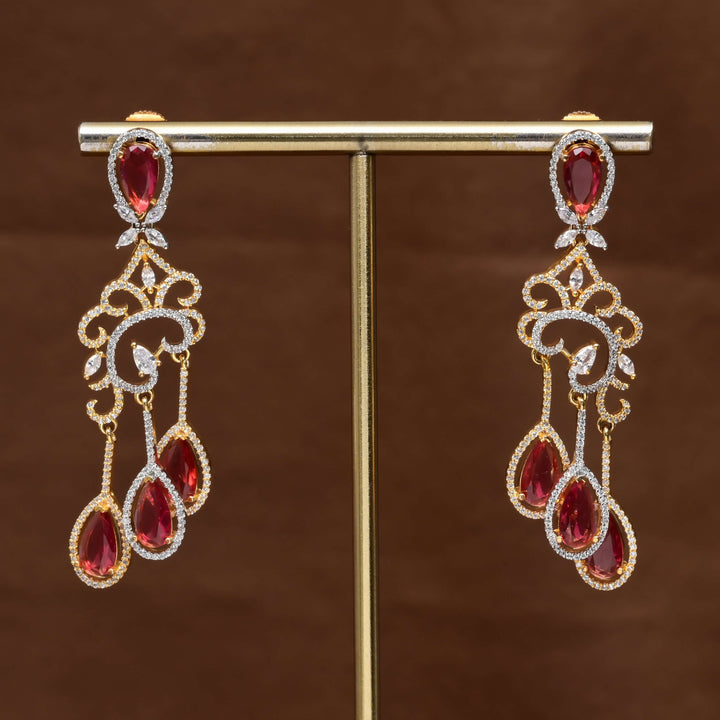 CZ Diamond Finish Earrings
