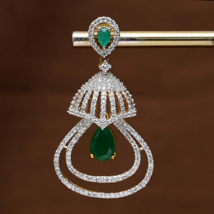 CZ Diamond Finish Earrings