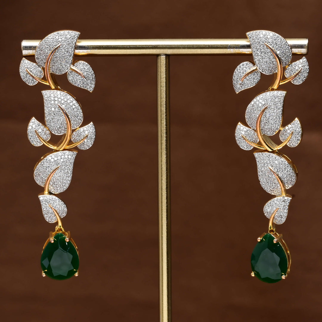 CZ Diamond Finish Earrings