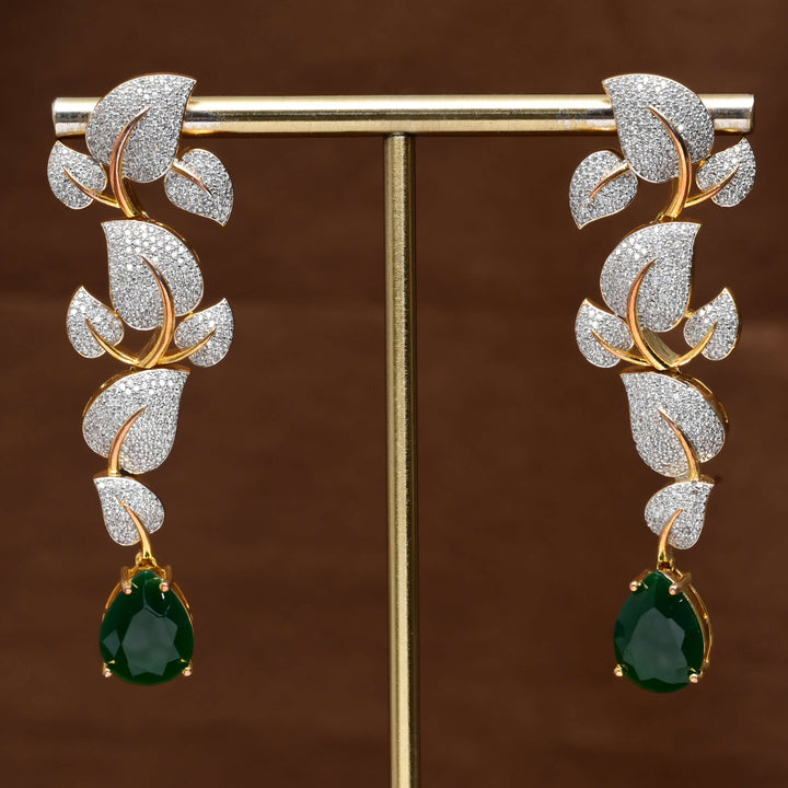CZ Diamond Finish Earrings
