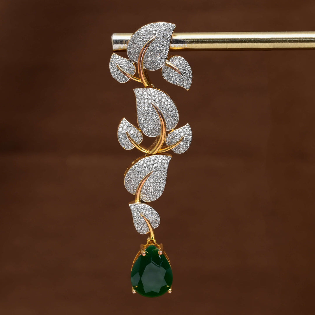 CZ Diamond Finish Earrings