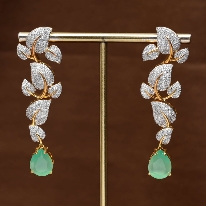 CZ Diamond Finish Earrings